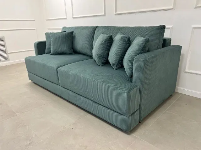 Диван еврокнижка Сиена с 5 декоративными подушками, Cilium Forest