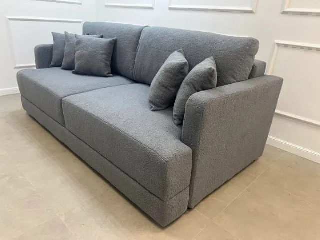 Диван еврокнижка Сиена с 5 декоративными подушками, Кемл 26