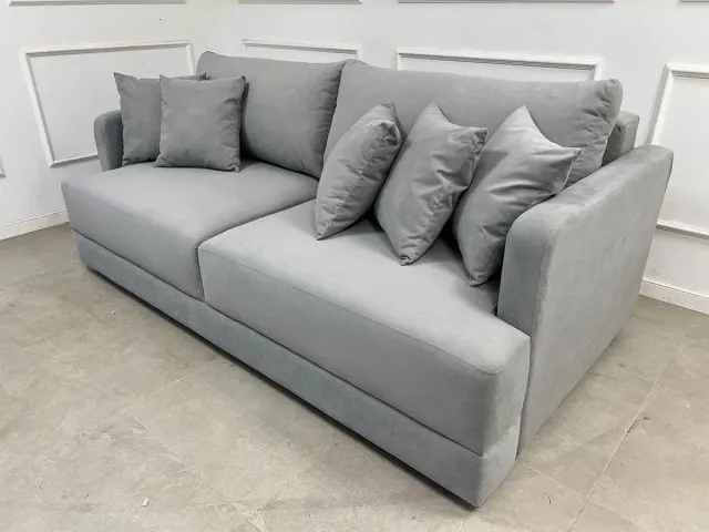 Диван еврокнижка Сиена с 5 декоративными подушками, Несси Атлантик