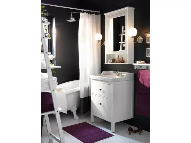 Зеркальный шкаф с 1 дверцей Hemnes Хемнэс Икеа