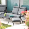 Комплект с 2-х местным диваном Malmo Lounge, серый