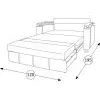 Выкатной диван Оникс 4D
