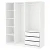 Гардероб PAX IKEA с 3 ящиками