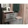 Прихожая Вальс ВШ-1 дуб крафт серый / бетонный камень