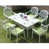 Комплект мебели из литого алюминия Rimini 6 white