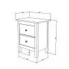 Комод с 2 ящиками Hemnes Хемнэс Икеа
