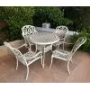 Комплект мебели из литого алюминия Palermo 4 white