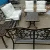 Кофейный стол из литого алюминия Venice
