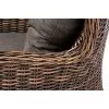 Кофейный комплект из искусственного ротанга Алиса, коричневый