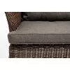 Кофейный комплект из искусственного ротанга Алиса, коричневый