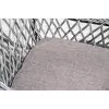 Кресло из искусственного ротанга Латте Graphite