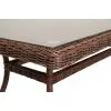 Плетеный обеденный стол Латте 200 Brown