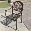 Кресло из литого алюминия Louis