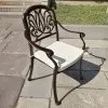Кресло из литого алюминия кованное Valencia