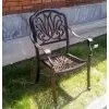 Кресло из литого алюминия кованное Valencia