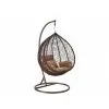 Большое подвесное кресло Gusto brown