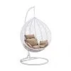 Большое подвесное кресло Gusto white