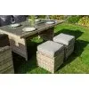 Угловой комплект из искусственного ротанга ZORRO WOOD бежевый