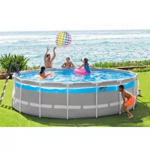 Каркасный бассейн Prism Frame Clearview Intex 488х122 см