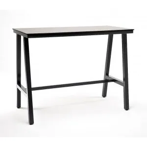 Барный стол Рио из HPL 140х70см, серый гранит