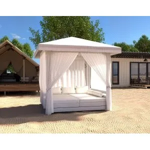 Беседка Пляжная с крышей