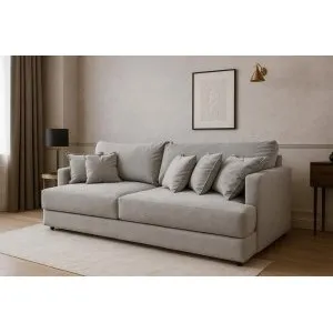 Диван еврокнижка Сиена с 5 декоративными подушками, Vivaldi 04