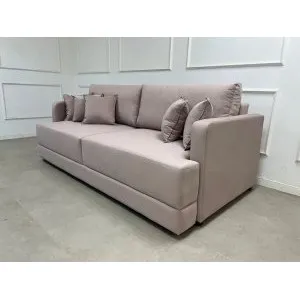 Диван еврокнижка Сиена с 5 декоративными подушками, Velutto 37