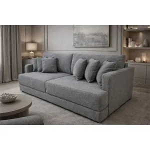 Диван еврокнижка Сиена с 5 декоративными подушками, Кемл 26