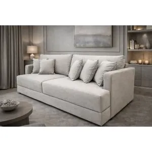 Диван еврокнижка Сиена с 5 декоративными подушками, Velutto 16