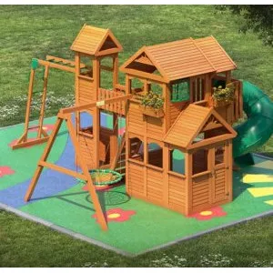Детский игровой комплекс Клубный домик Макси с трубой