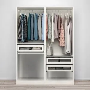 Гардероб Пакс PAX IKEA с 3 ящиками