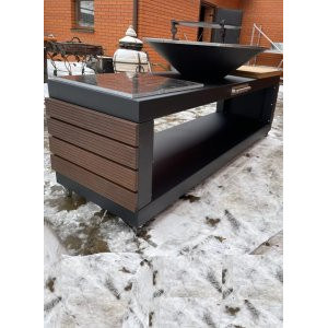 Гриль-очаг DIO KITCHEN LONG 750