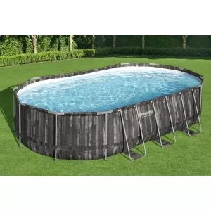 Каркасный бассейн Power Steel Bestway 610х366х122 см