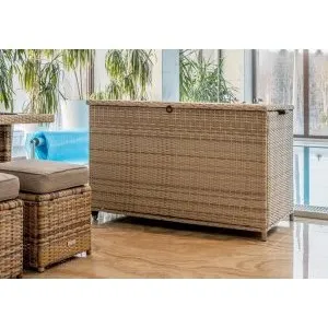 Сундук для хранения KARL 120 c колесиками бежевый