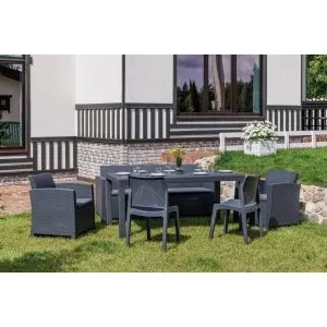 Комплект садовый с обеденным столом LANA DINING M
