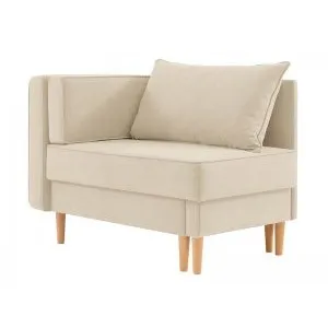 Кушетка-диван Джойс, велюр бежевый Коннект 05