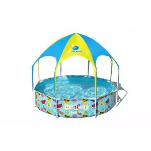 Каркасный бассейн My First Pool Bestway 244х51 см с навесом