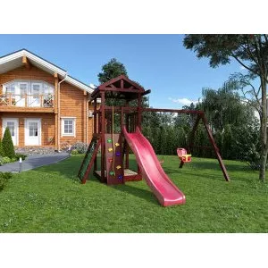 Детский игровой комплекс Панда Фани FORT с сеткой