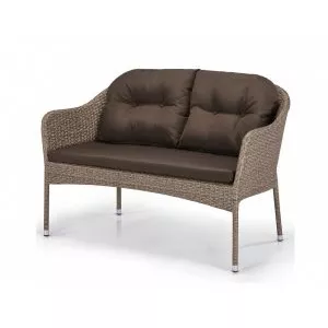 Плетеный диван из искусственного ротанга S54B-W56