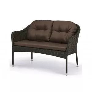 Плетеный диван S54A-W53 Brown Афина