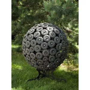 Сфера для огня Цветы-301