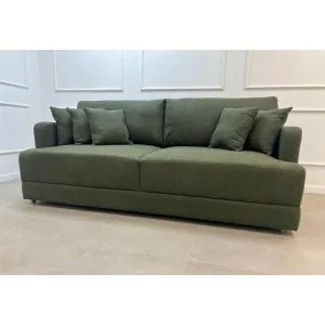 Диван еврокнижка Сиена с 5 декоративными подушками, Кемл 30