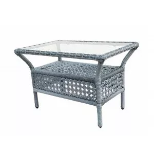 Стол кофейный прямоугольный DECO серый