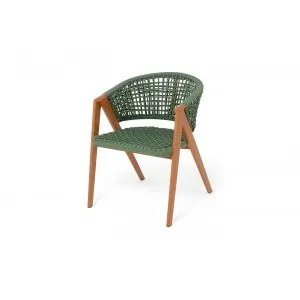 Стул Амстердам из роупа, зеленый