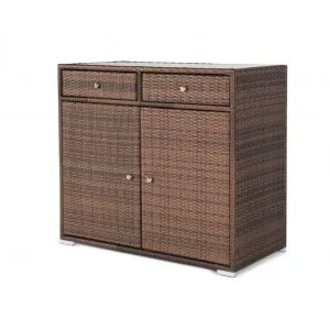 Тумба из искусственного ротанга Мальта Brown