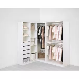 Угловая гардеробная малая Пакс PAX IKEA