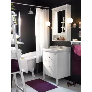 Зеркальный шкаф с 1 дверцей Hemnes Хемнэс Икеа