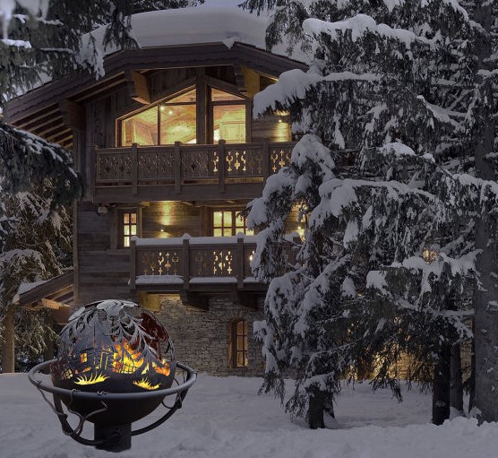 Сфера для костра ИЗБУШКА В ЛЕСУ