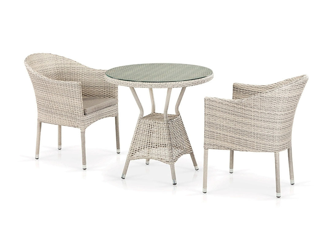 Комплект плетеной мебели T705ANT/Y350-W85 2Pcs Latte комплект плетеной мебели из искусственного ротангаt25a y137c w53 brown 2pcs