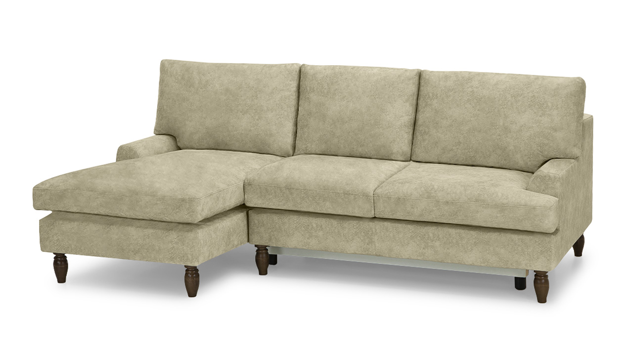 Угловой диван с оттоманкой Болтон м77